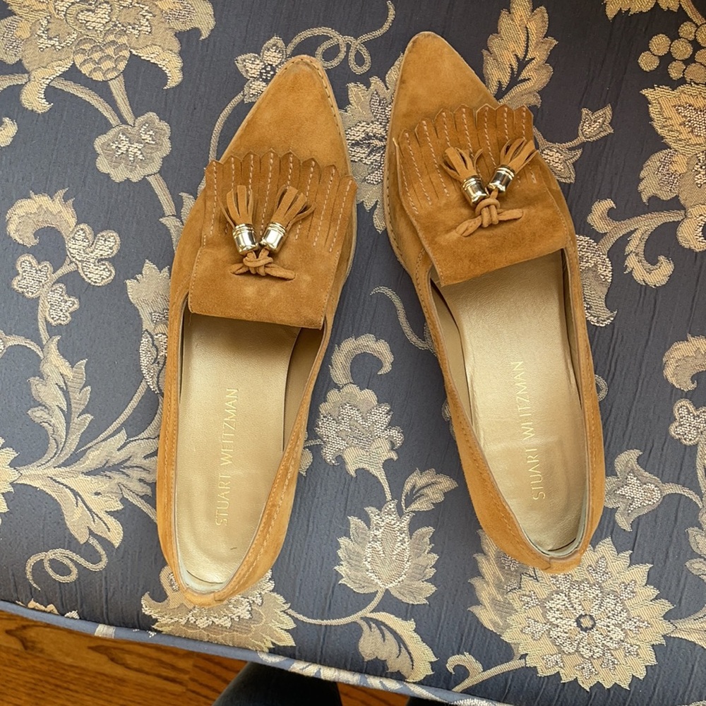 Stuart Weitzman Suede Loafers